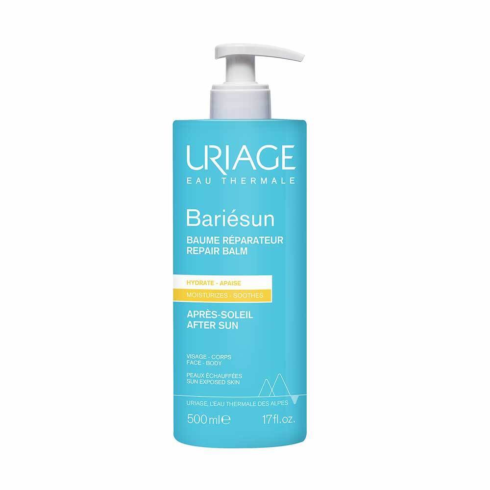 Uriage Bariésun - Baume Reparateur Balsamo Doposole Pelle Sensibile, 500 ml
