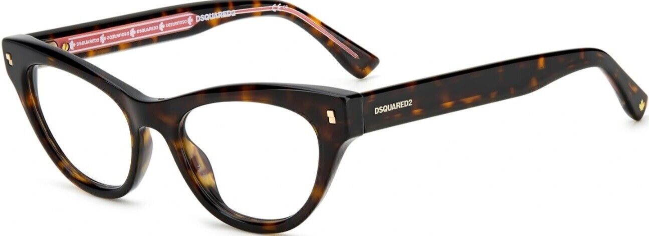 occhiali da vista donna Dsquared2 D2 0026 086 misura 49/18/145 NUOVO