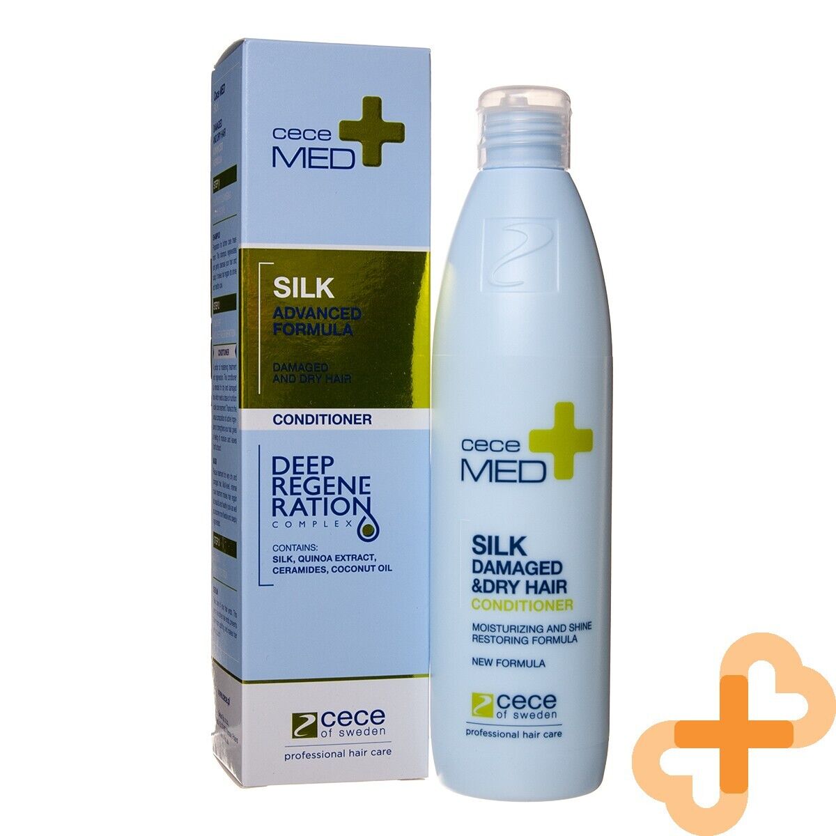 CECE MED Asciutto Capelli Balsamo Con Seta Proteine 300 ML Idratante Lucentezza