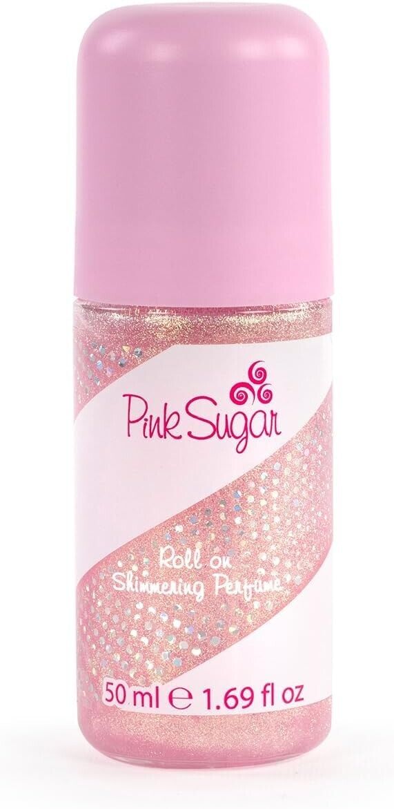Pink Sugar Roll-On Shimmering Perfume Glitter 50ml Profumo Donna Luminoso