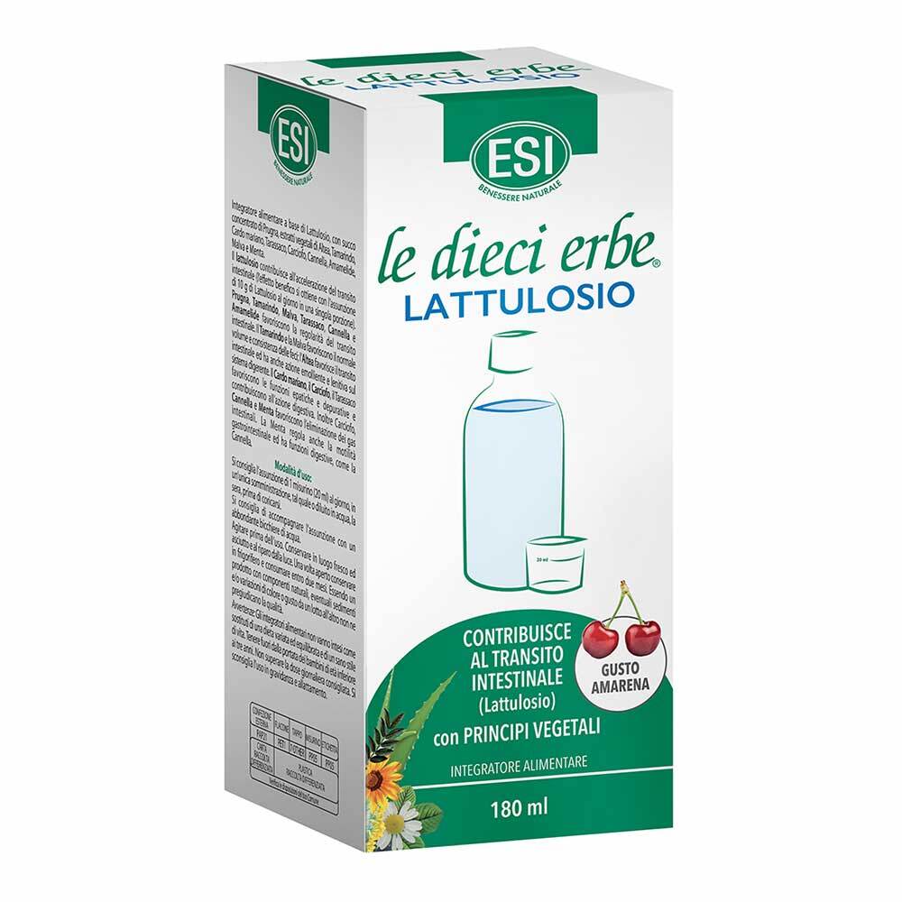 ESI Le Dieci Erbe - Lattulosio Integratore per il Transito Intestinale, 180ml
