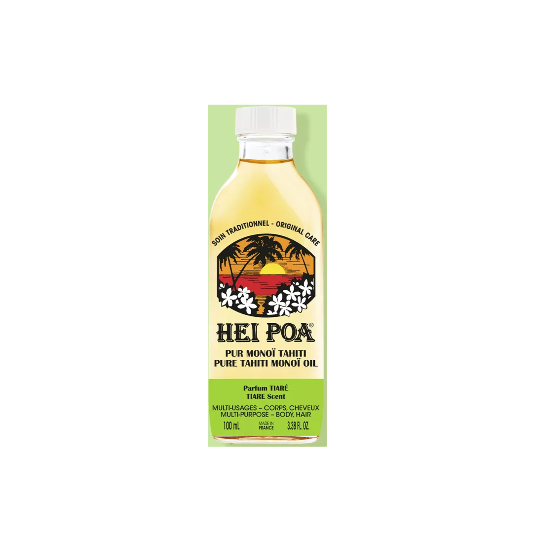 HEI POA IL MONOI DI TAHITI PURO MONOI TIARE' 100ml OLIO MULTIUSO CORPO CAPELLI