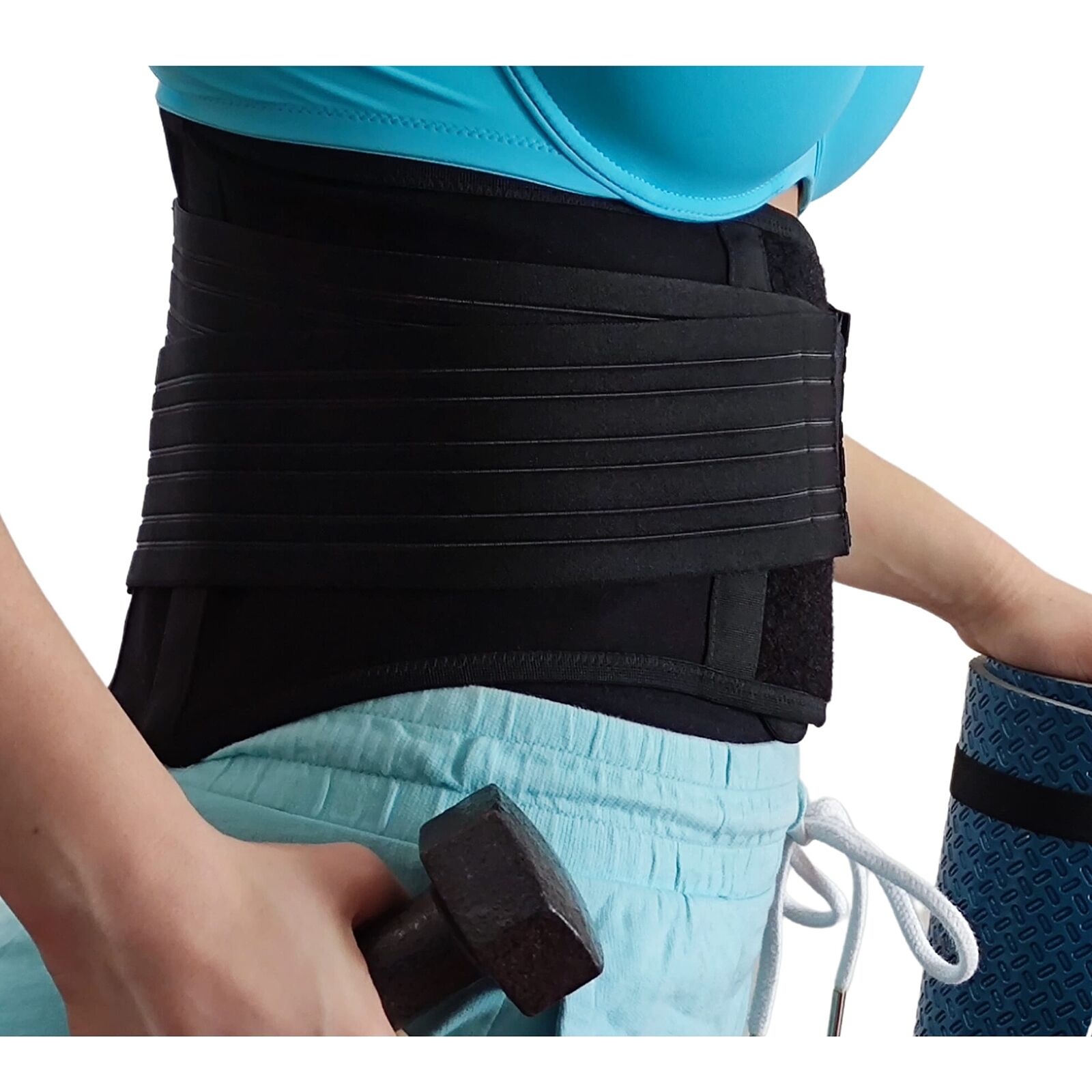 GYOUNG Fascia Lombare Supporto Schiena per sport Sostegno Fascia (U7C)