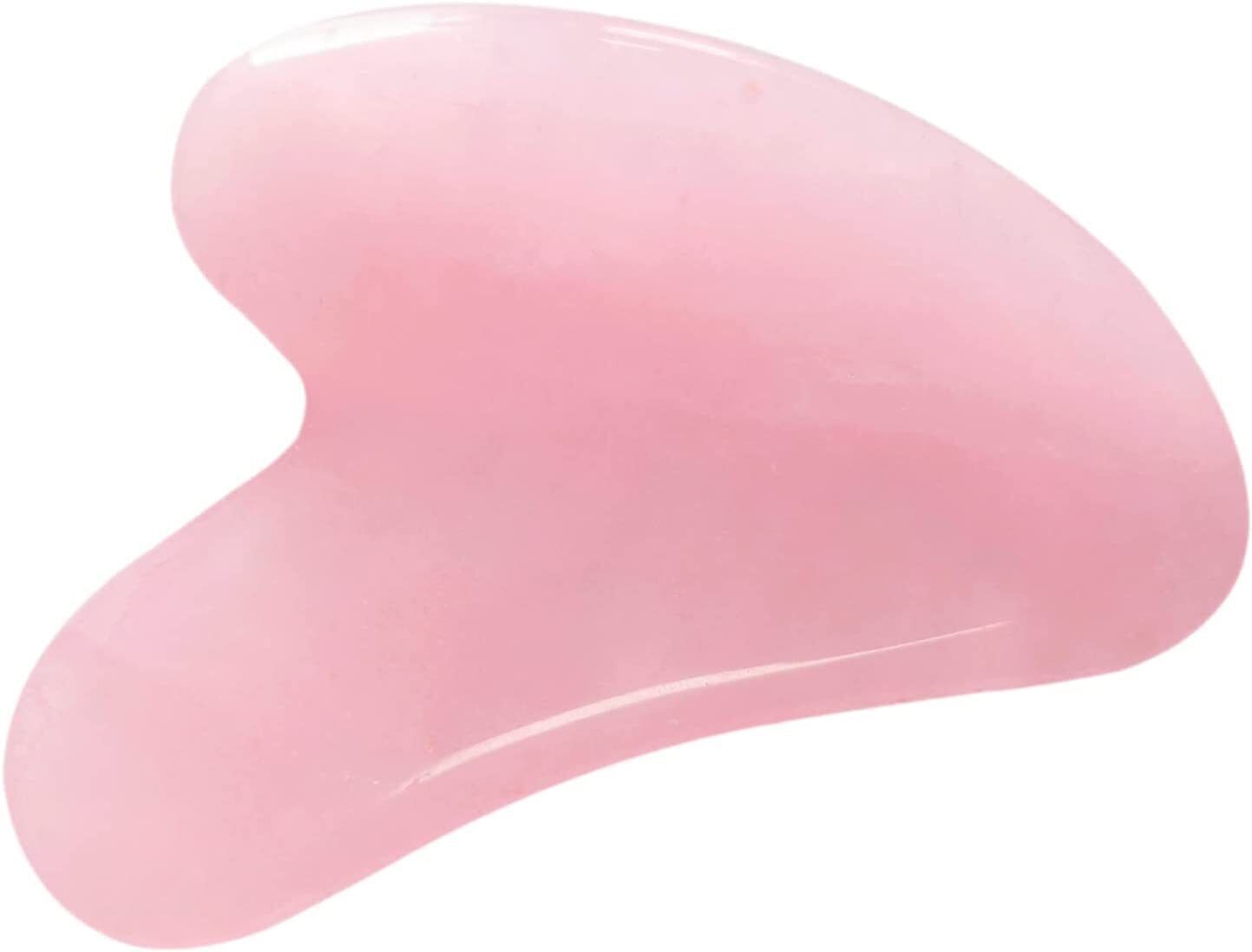 Mina Heal Rose Quartz Gua Sha Massaggiatori per il viso per il lifting (F6D)