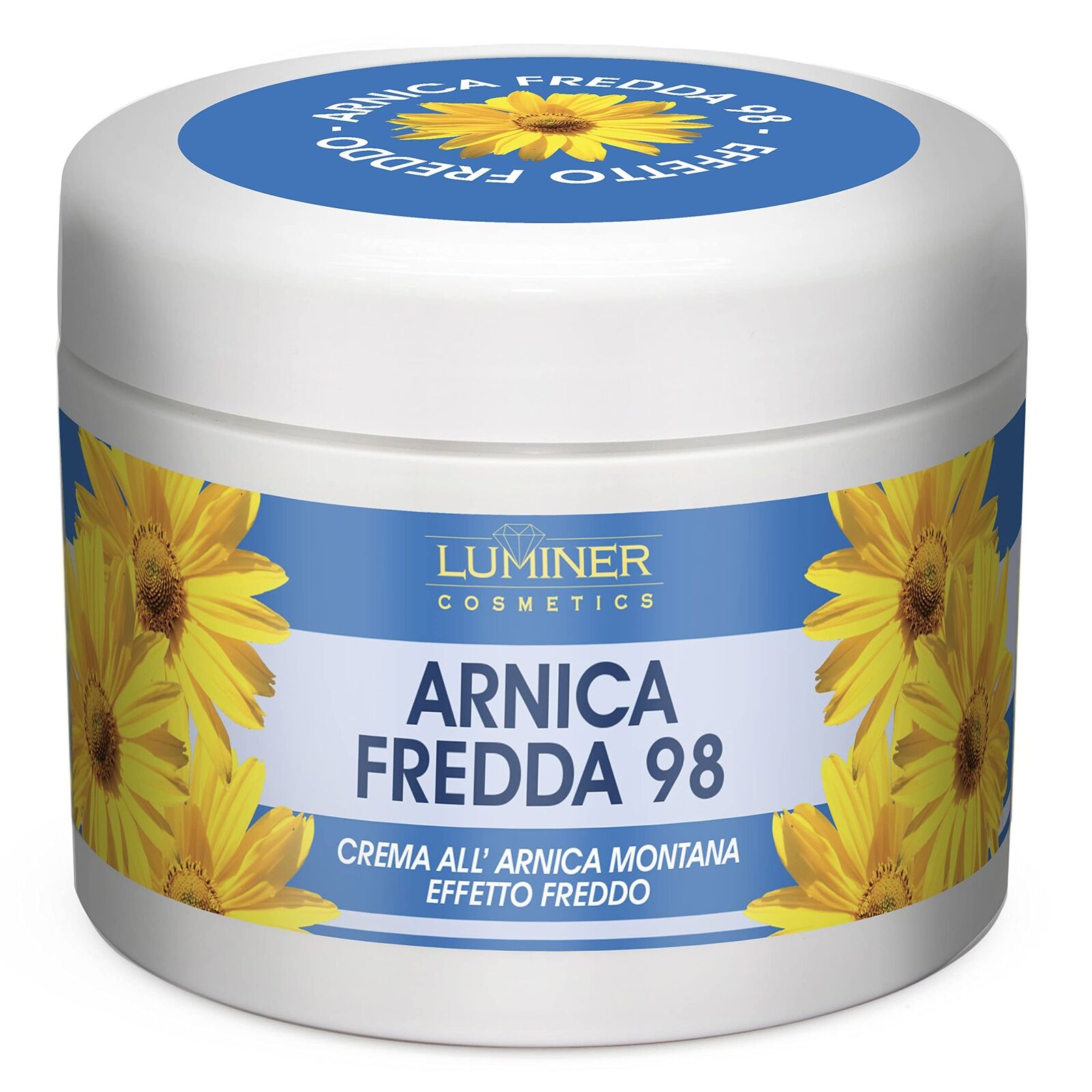 Arnica per Cavalli Uso Umano 500ml Effetto Freddo, Crema Arnica Forte e (N5v)