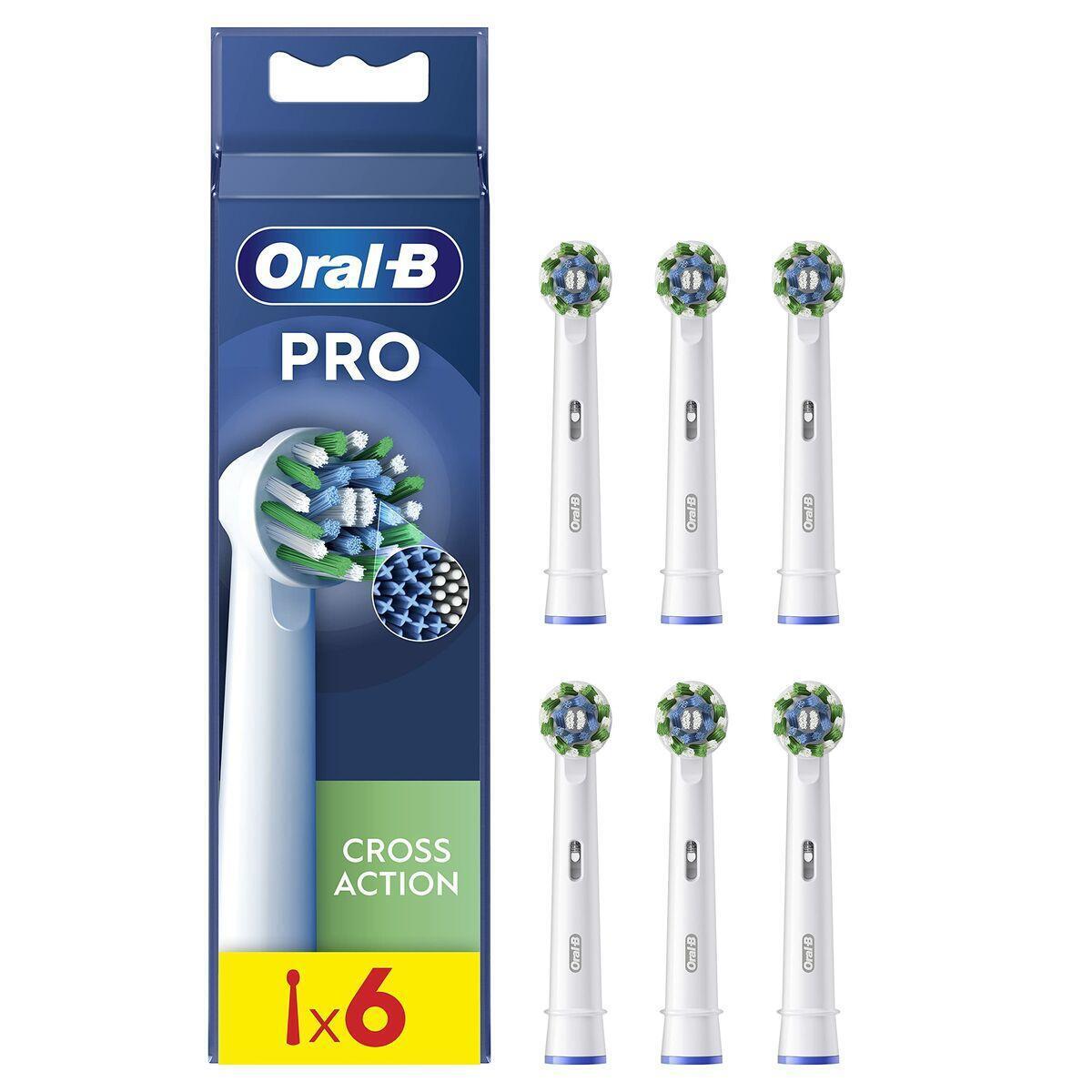 Oral-B Aufsteckbürsten CrossAction Pro 6er *weiß*