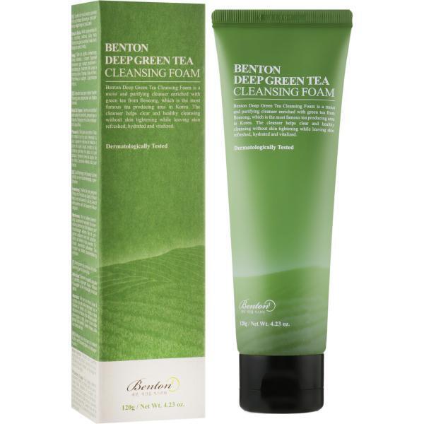 BENTON DEEP GREEN TEA CLEANSING FOAM 120ML