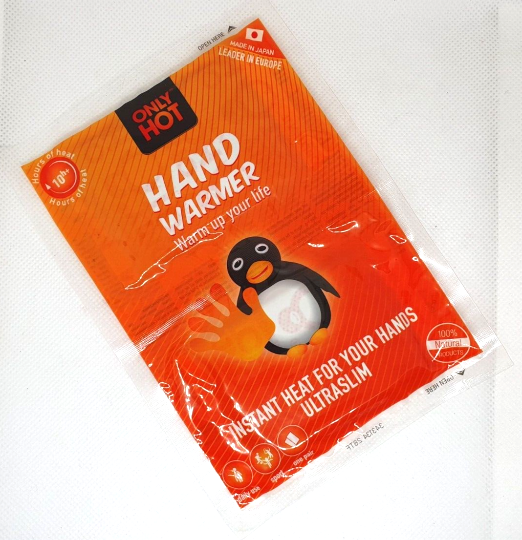 ONLY HOT Hand Warmer - Scalda mani - 2 Scaldini per guanti tasche - 10 Ore R326