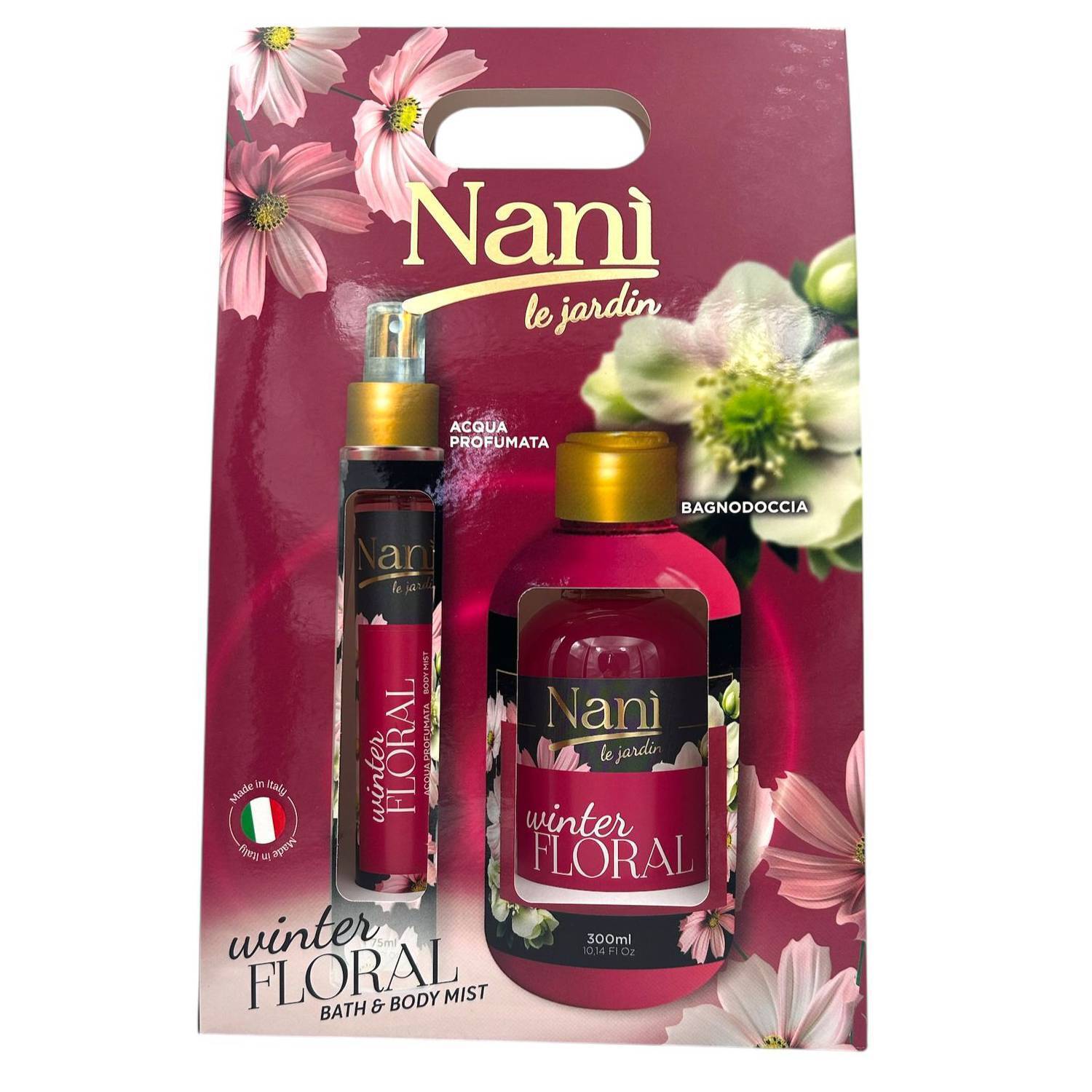Nani Confezione Regalo Winter Floral Acqua Corpo 75ml+Bagnodoccia300ml