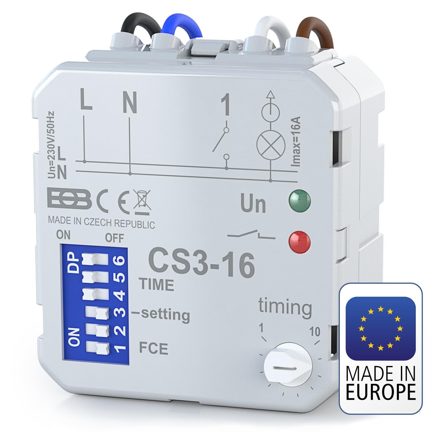 Elektrobock CS3-16 Relè Multifunzione da Incasso