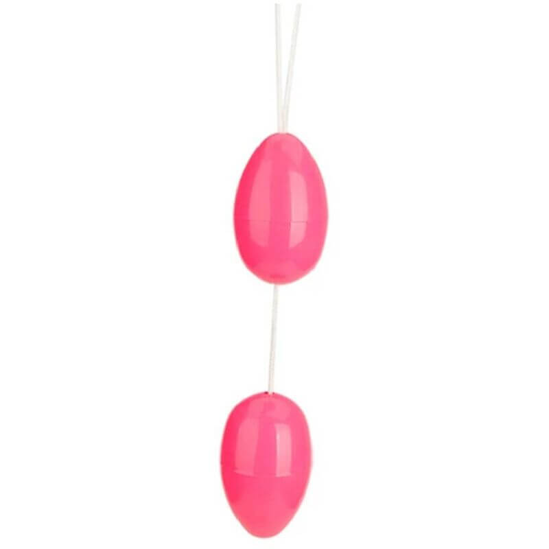 Baile Twins Ball - Palline Anali e Vaginali in Silicone Rosa