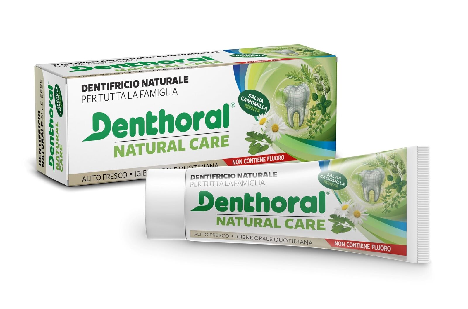 Denthoral Dentifricio Natural Care - 75 Ml - 101 g (W8R)