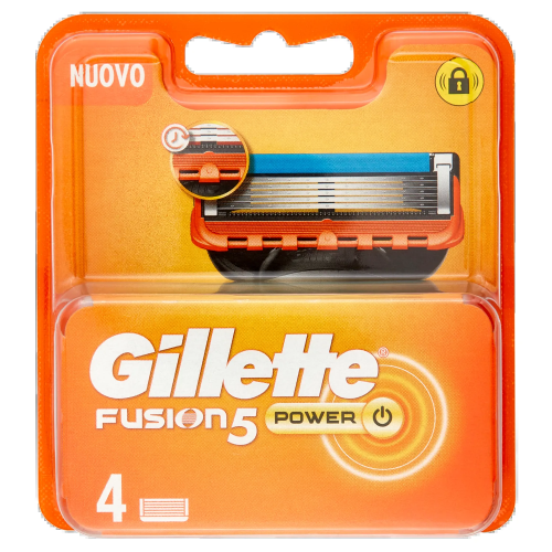 Gillette Fusion 5 Power Ricambi 4pz