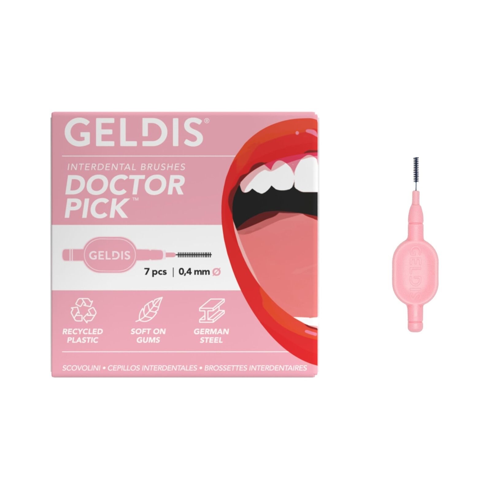 GELDIS Scovolini Dentali Doctor Pick - Scovolino Interdentale per Pulizia (p2q)