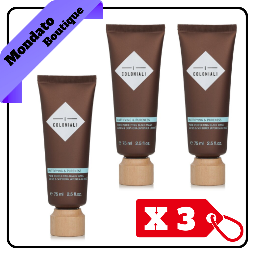 ATKINSONS I COLONIALI MATTIFYING MASCHERA NERA 75ml (X3)