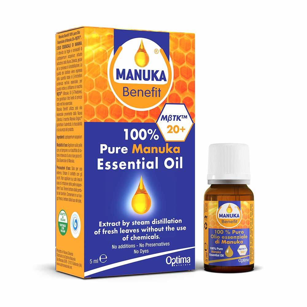 Optima Naturals Manuka Benefit - Olio Essenziale di Manuka, 5ml