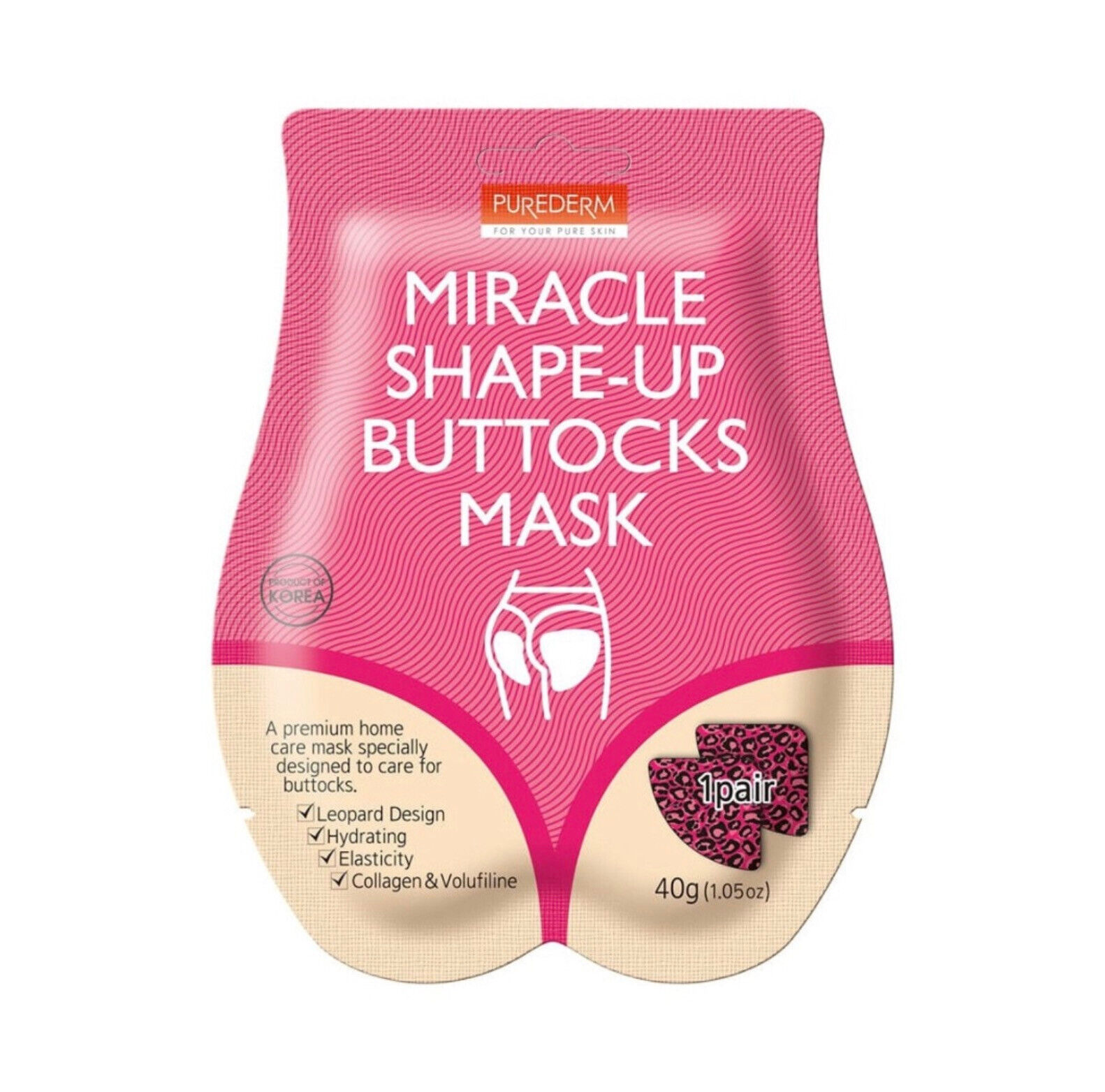 Purederm Miracle Shape-up Buttocks Mask Maschera Intensiva Glutei 40 gr