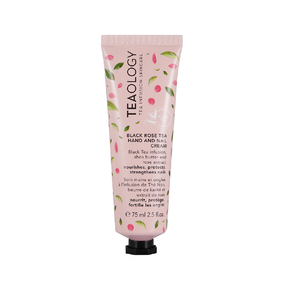 TEAOLOGY SKINCARE BLACK RORE TEA CREMA MANI E UNGHIE 75ml INFUSO TE' NERO