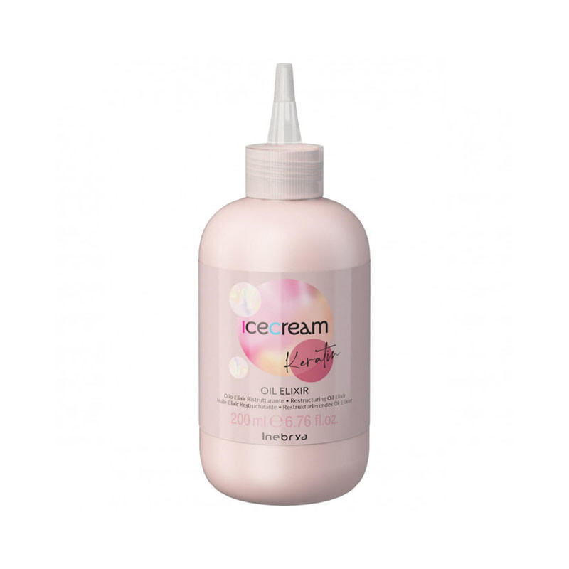 INEBRYA Ice Cream Keratin Olio-Elixir Ristrutturante 200ml