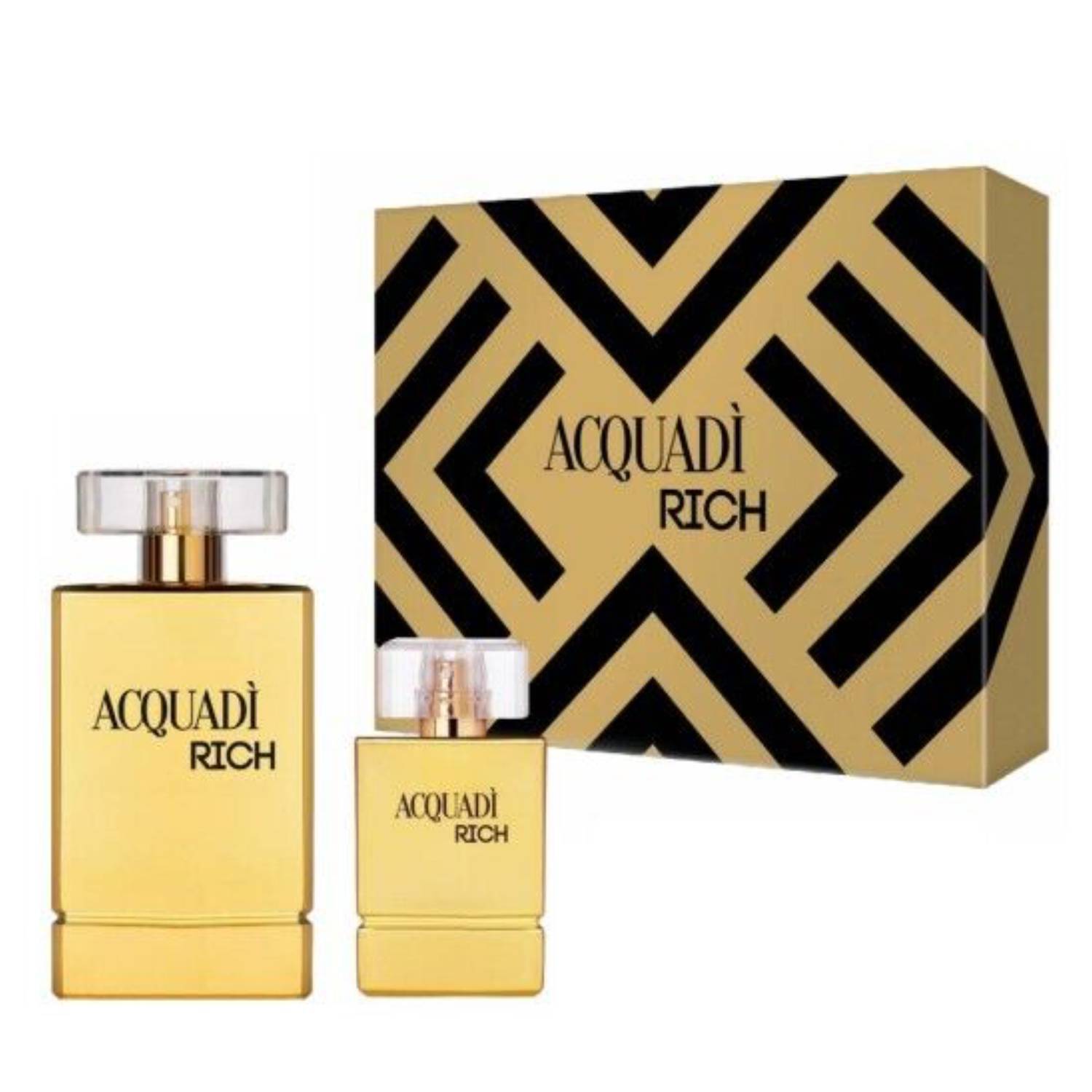 Acquadi Confezione Regalo Uomo Rich Profumo Edt 100 ml e Profumo Edt 30 ml