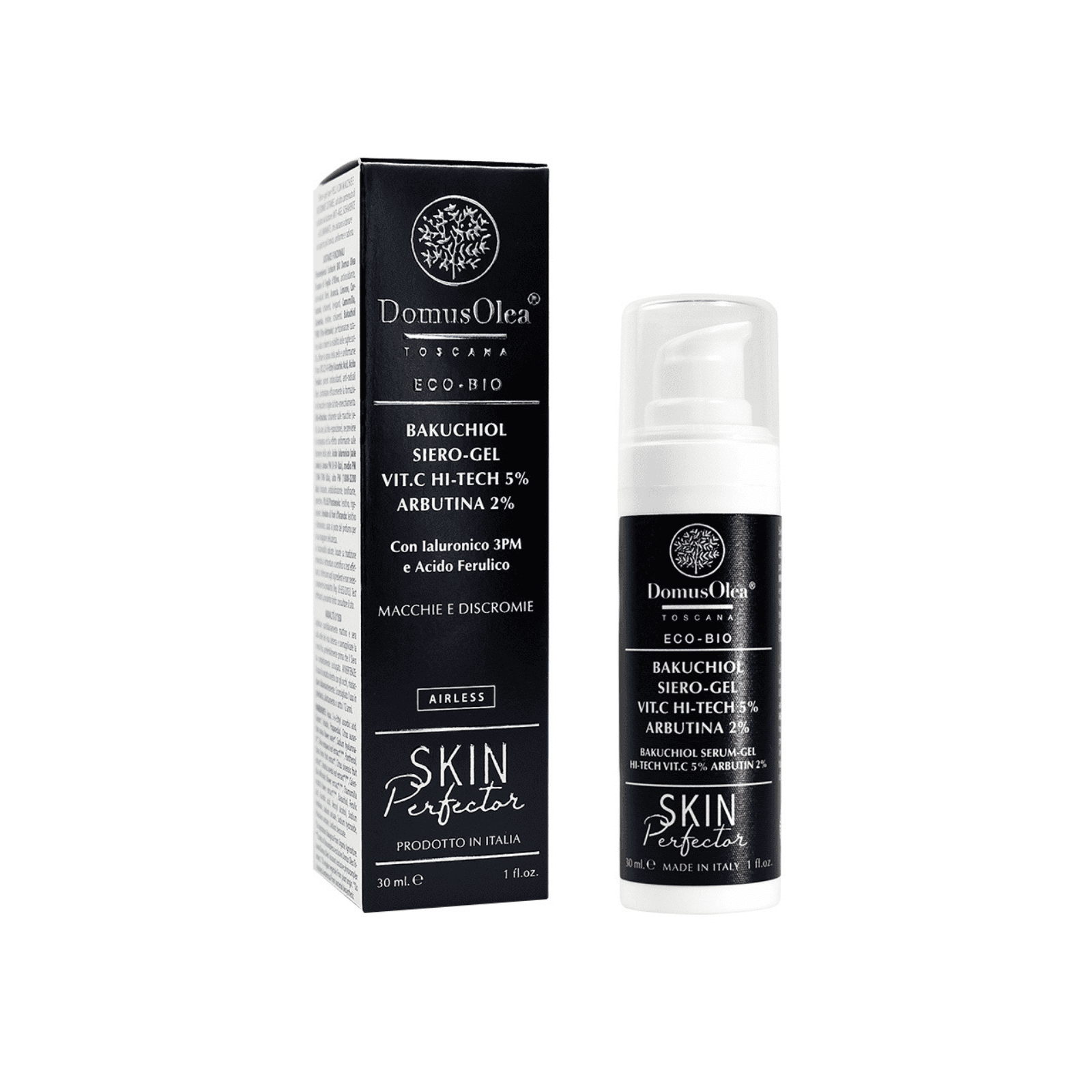 Domus Olea Toscana Bakuchiol Siero-Gel Vit.C Hi-Tech 5% Arbutina 2% 30 ml