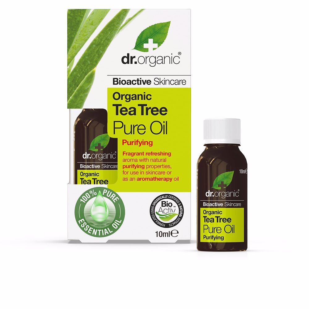Cosmetici viso Dr. Organic unisex BIOACTIVE ORGANIC tea tree aceite puro 10 ml