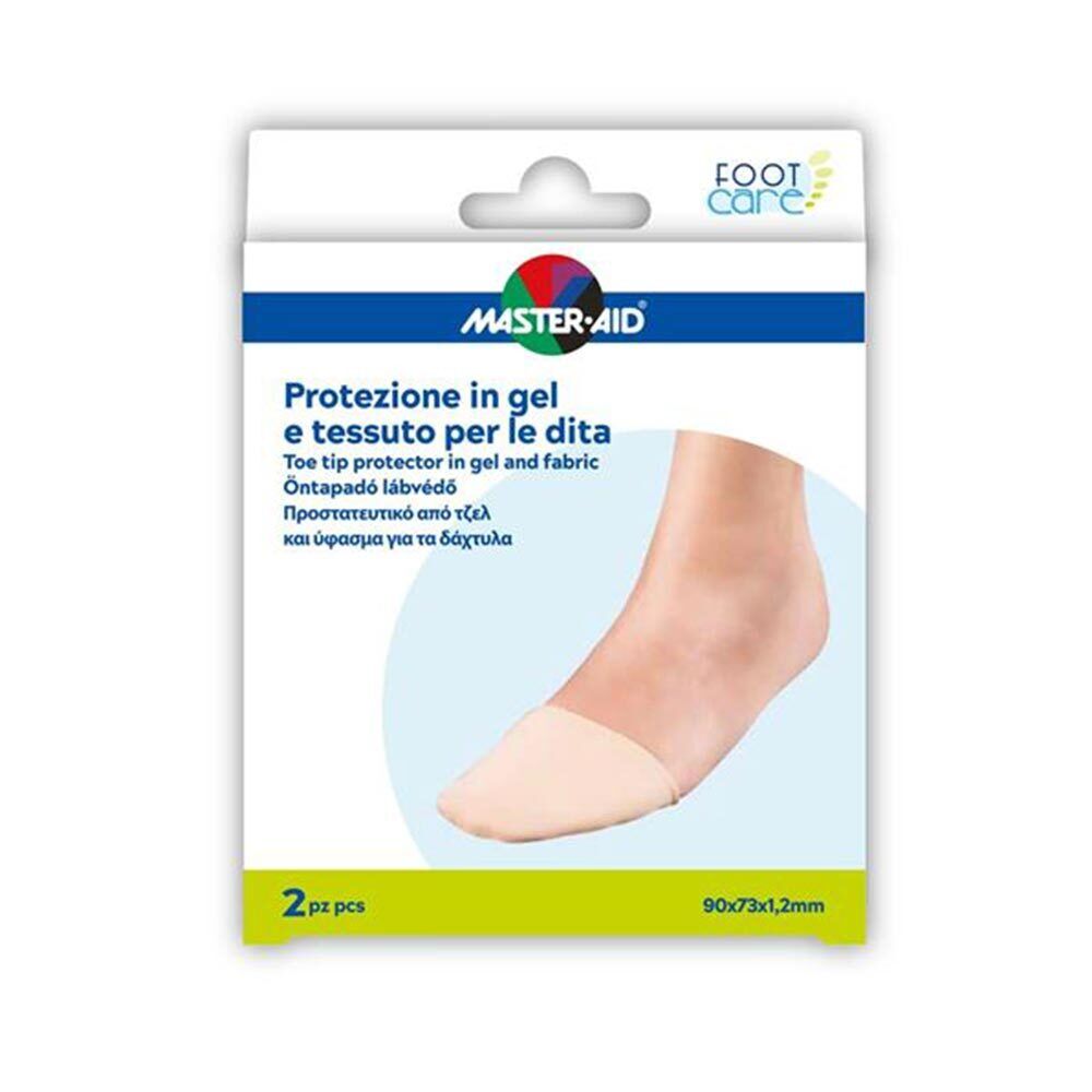 Master-Aid Foot Care - Protezione in Gel + Tessuto per le Dita, 2protezioni