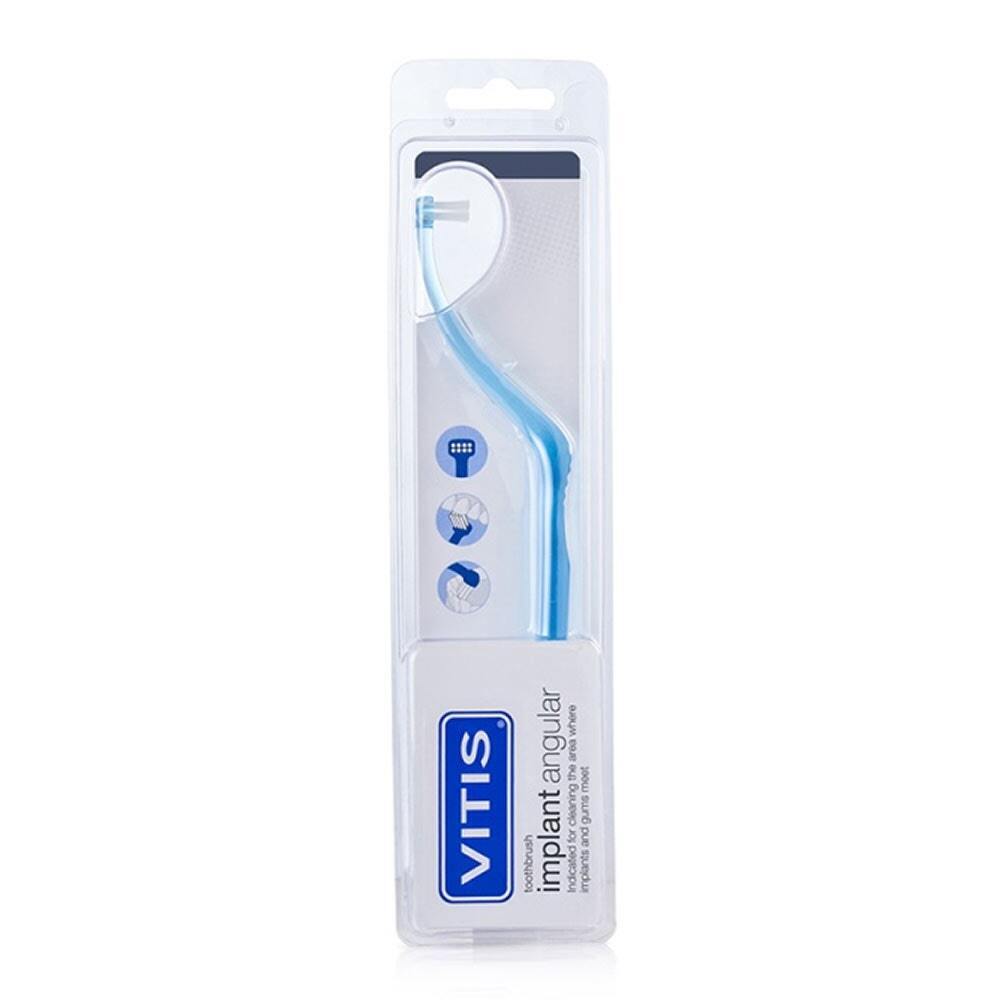 Vitis Implant - Angular Spazzolino Vari Colori, 1 Pezzo