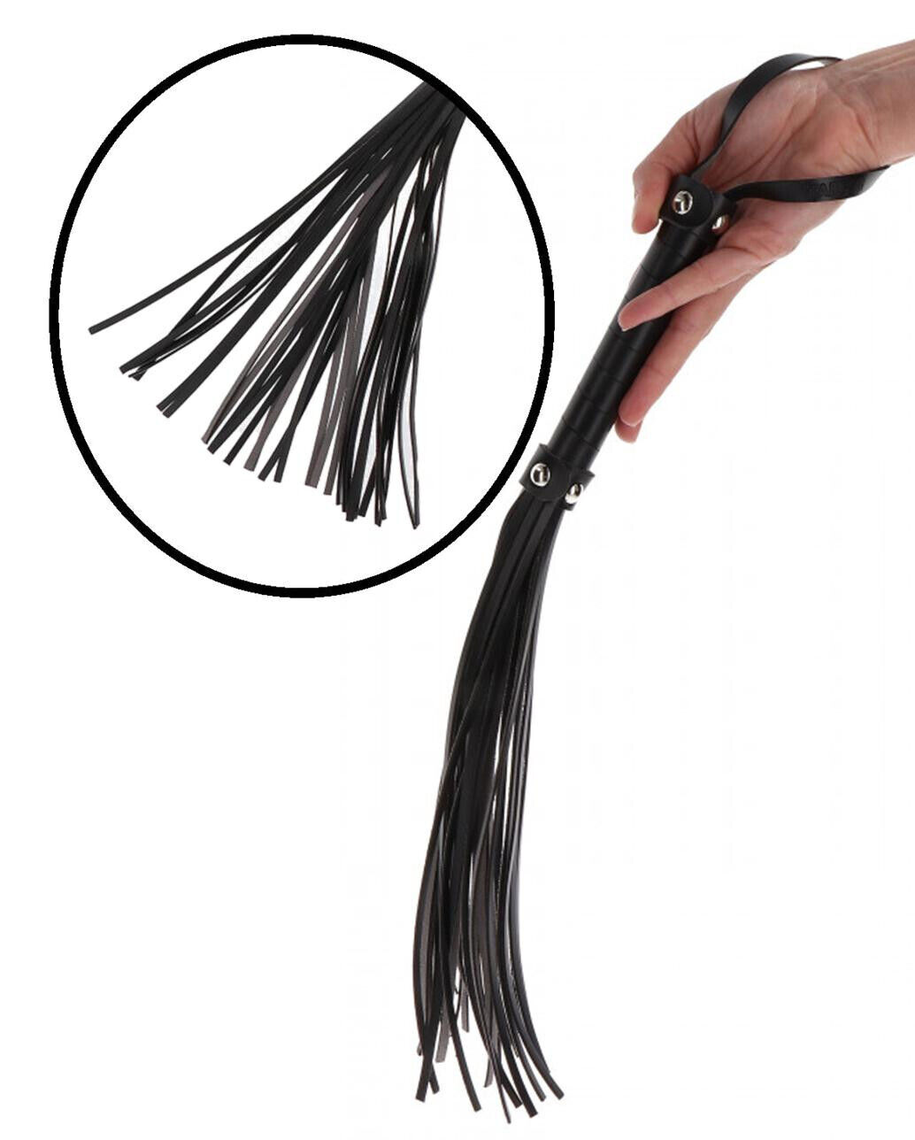 Frustino bondage in pelle vegana sexy frusta sadomaso accessorio per giochi BDSM