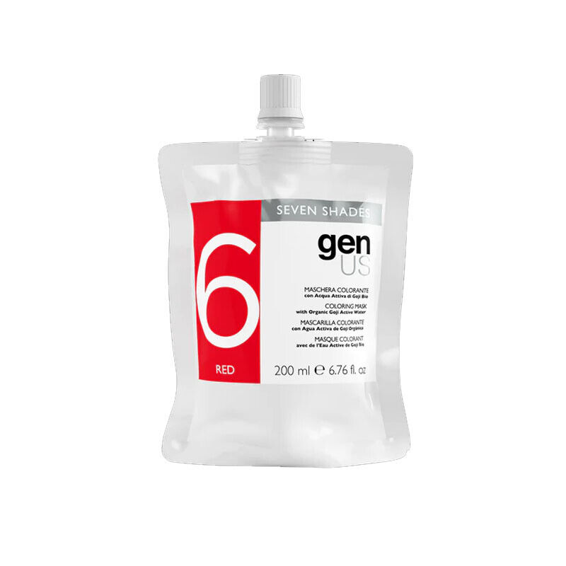 Maschera Colorante GENUS Seven Shades 6 Red 200ml