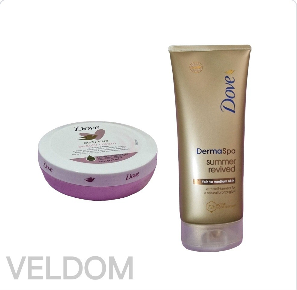 Set Dove Derma Spa Summer Revived 200 ML+Body Love Beauty Cream 75 ML donna