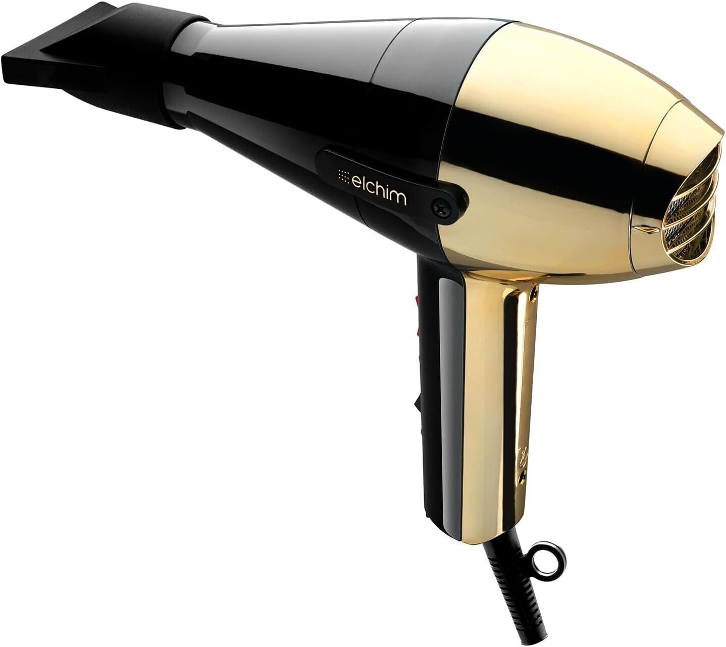 ELCHIM 2001 PHON NERO ORO ASCIUGACAPELLI HIGH PRESSURE 2000w LIMITED EDITION
