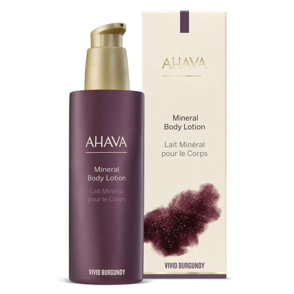 Ahava Vivid Burgundy - Mineral Body Lotion Lozione per il Corpo, 250ml
