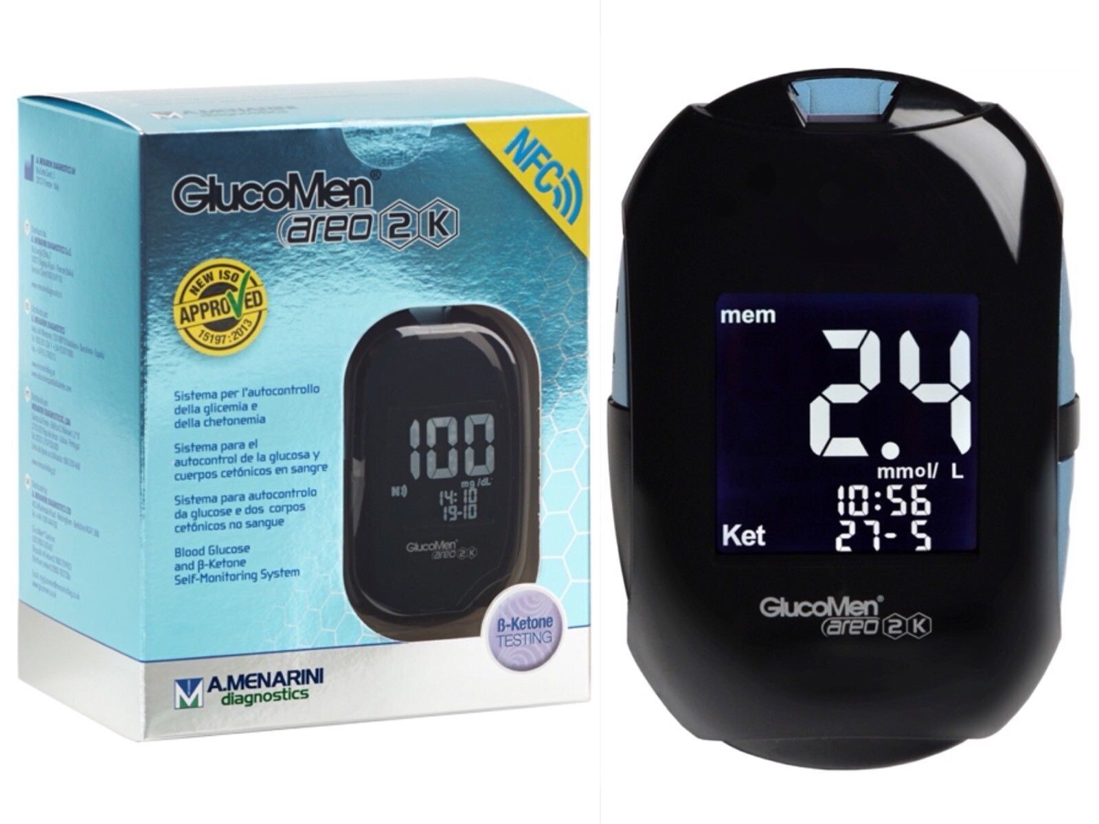 GLUCOMETRO GLUCOMEN AREO 2K (Q5z)