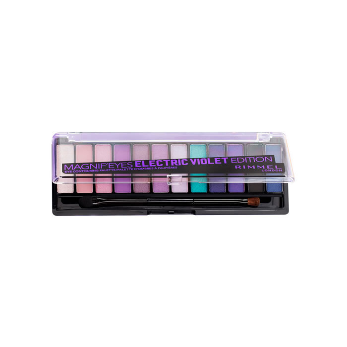 Rimmel London Magnif'eyes Eyeshadow Palette 008 Electric Violet 12 Shades