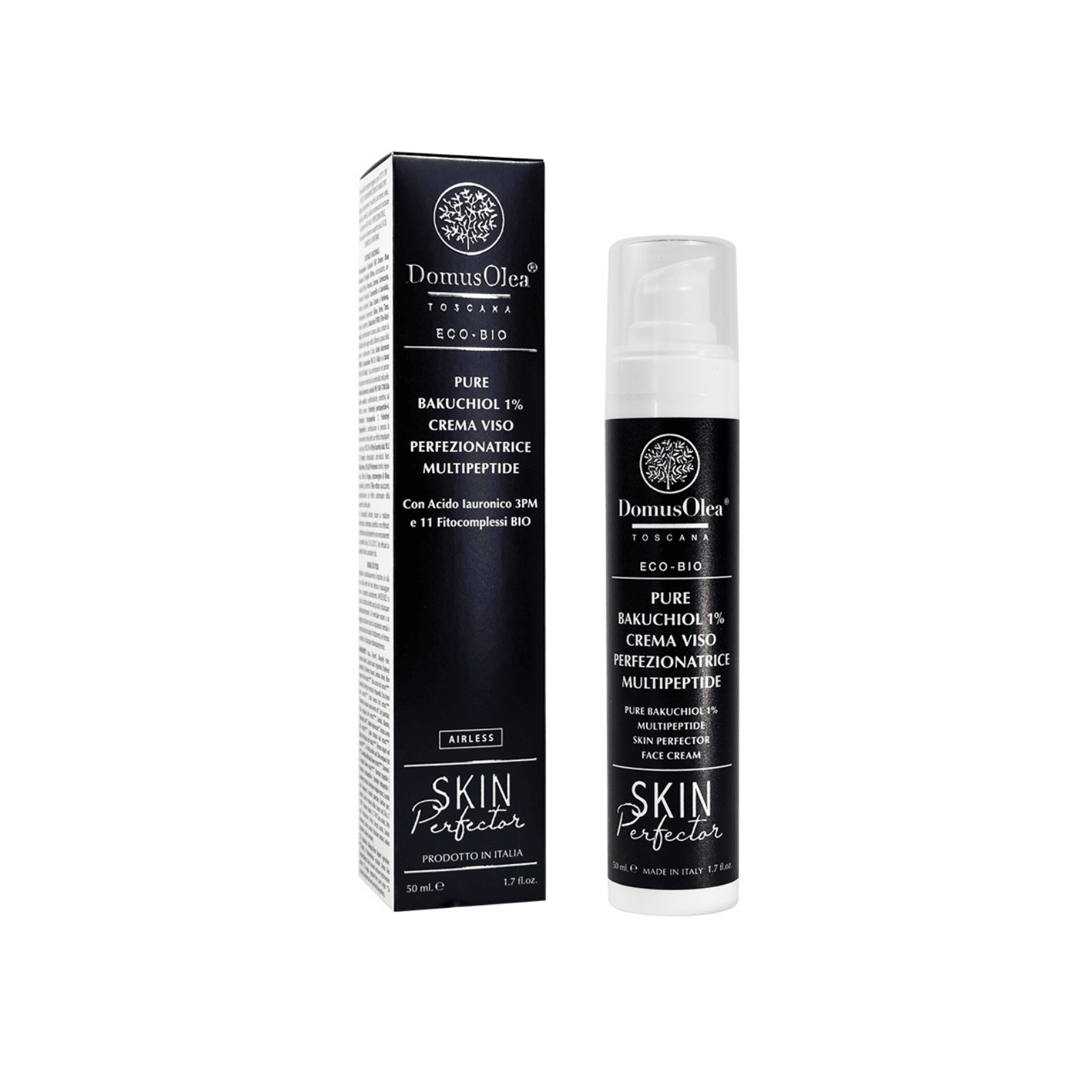 Domus Olea Toscana Pure Bakuchiol 1% Crema Viso Perfezionatrice Multipeptide 50