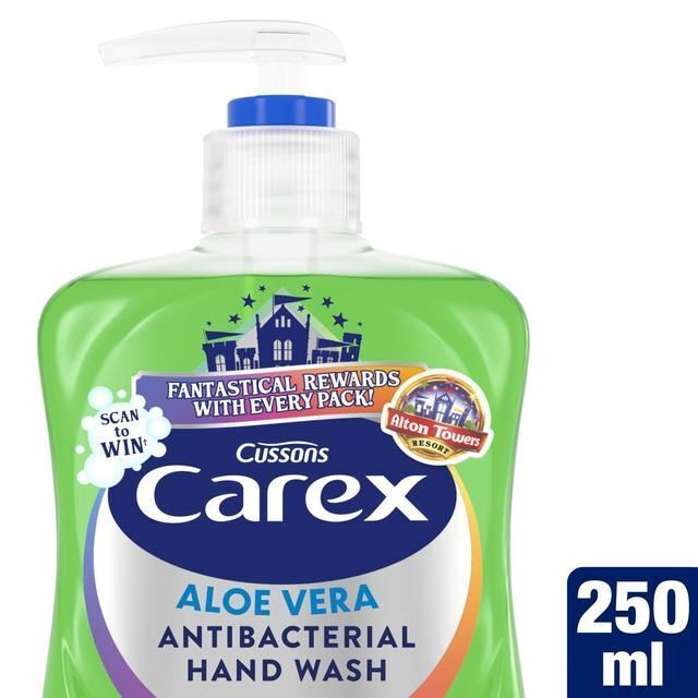 Carex Aloe Vera Antibatterico Lavare a Mano 250ml - Confezione Di 6