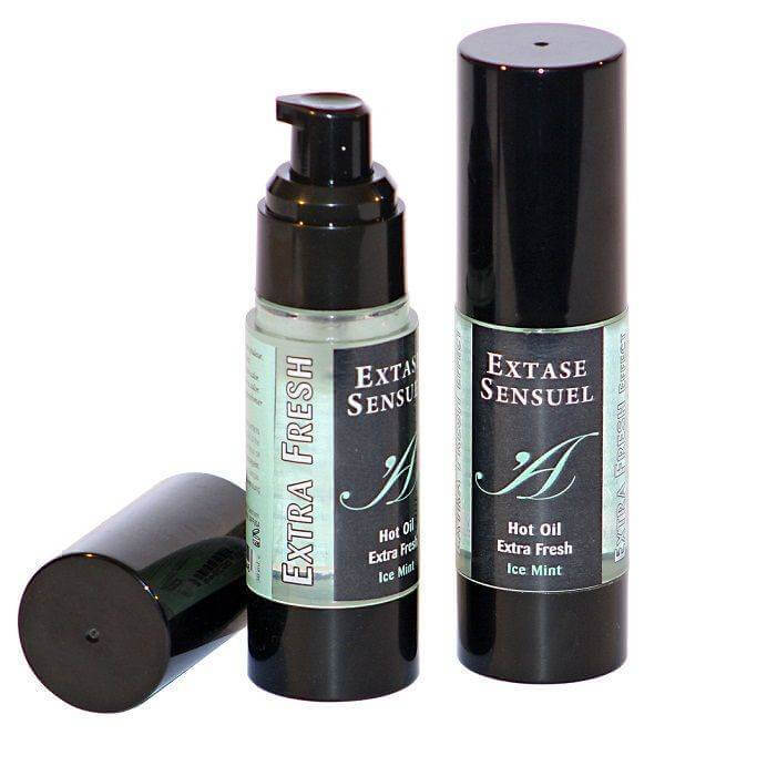 Extase Sensuel - Hot Oil Extra Fresh Olio con Effetto Calore Aroma Menta 30 ML