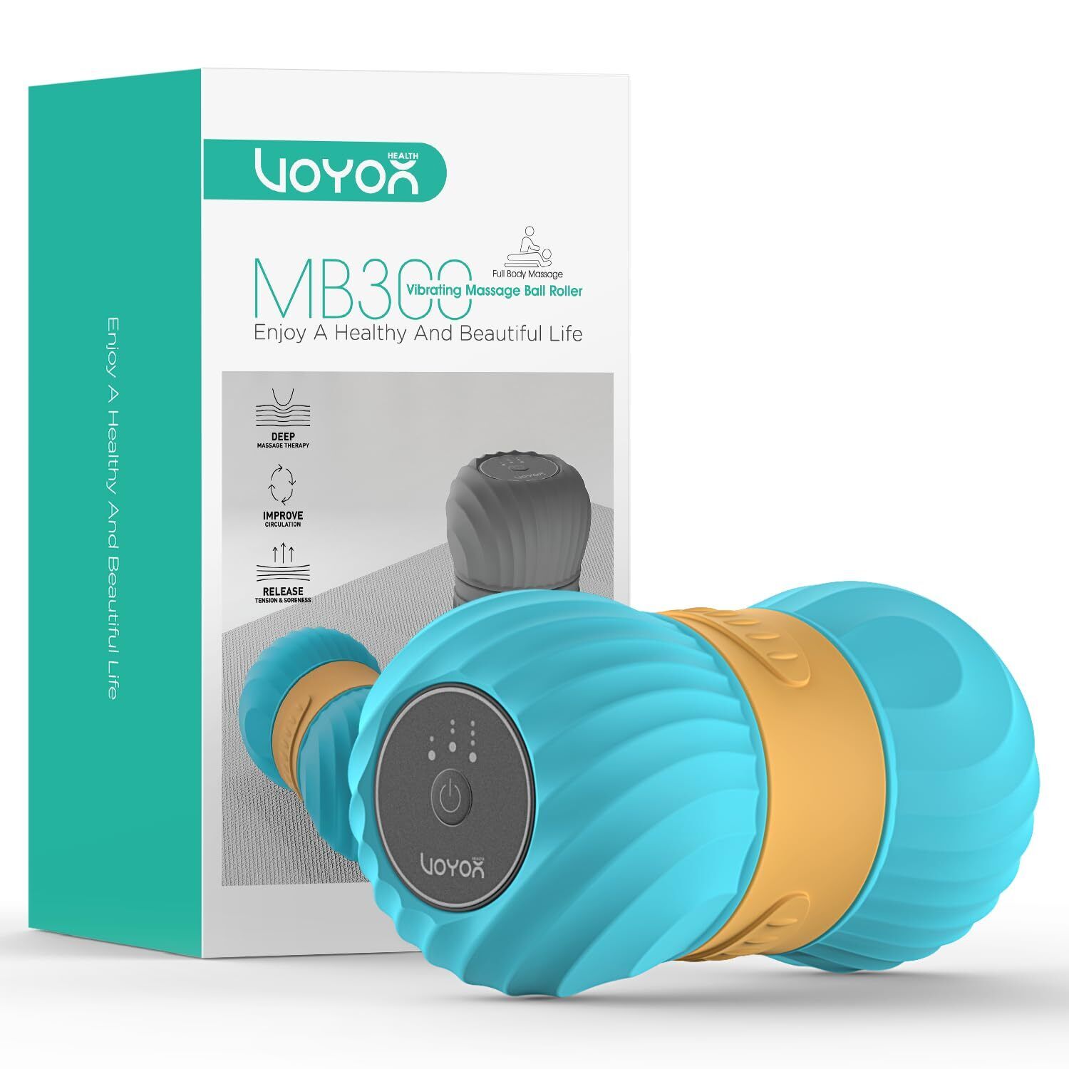 VOYOR-HEALTH Palla Massaggio Arachidi Vibrante, Massaggio Pilates con (n4P)
