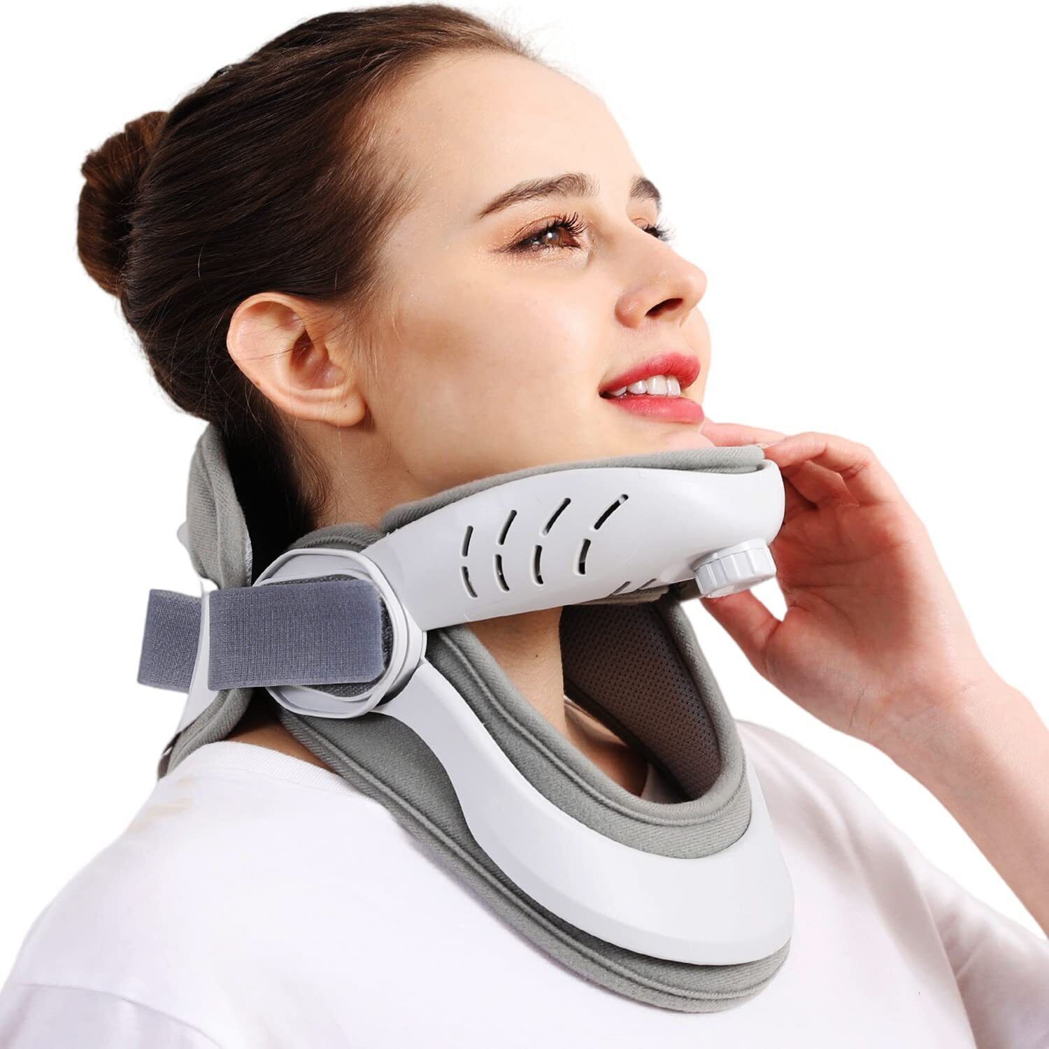 YUEMOE Cervical Colllar Brace Adjustable Neck Stretcher offre collari (t9e)