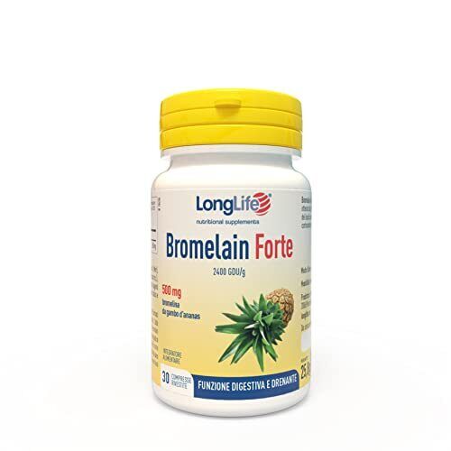 LONGLIFE Bromelain Fte 30Tav.