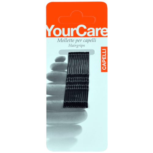 Yourcare Mollette Per Capelli Nero 12pz