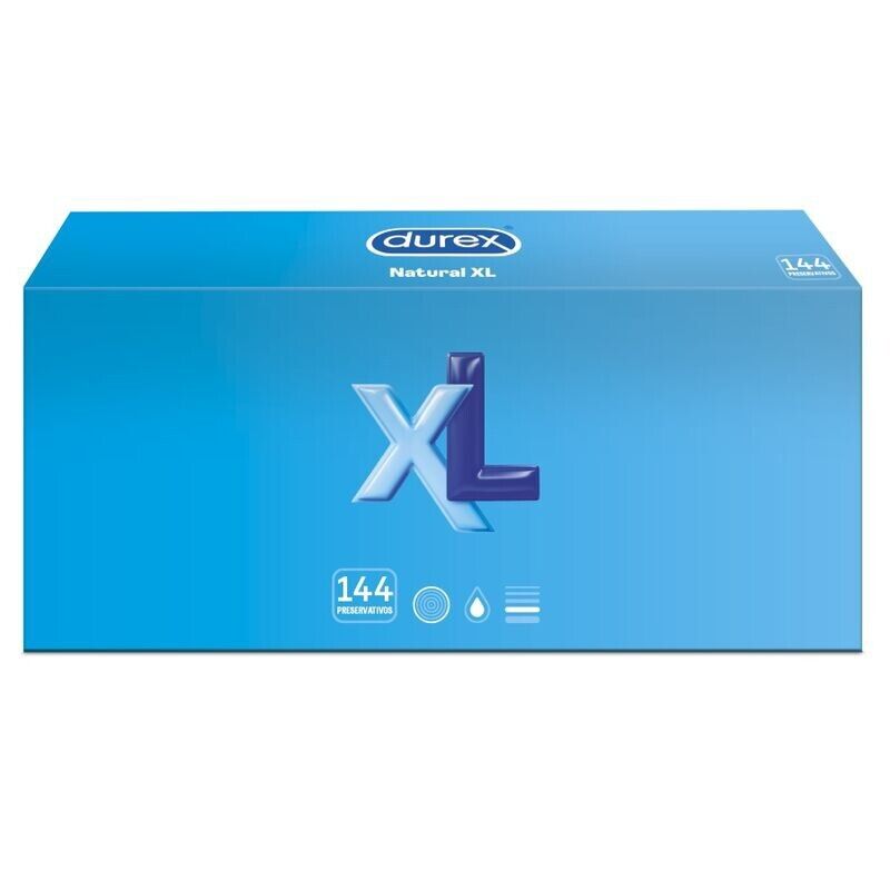 Preservativi Durex Extra Large da 144 pz: Misura XL 60mm box da 144 pz Originali