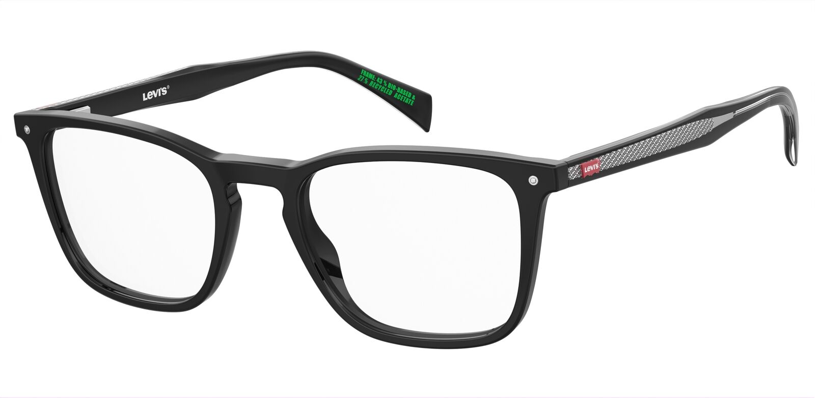 Occhiali da Vista LEVIS LV 5065 807 BLACK 52/20/145 Uomo