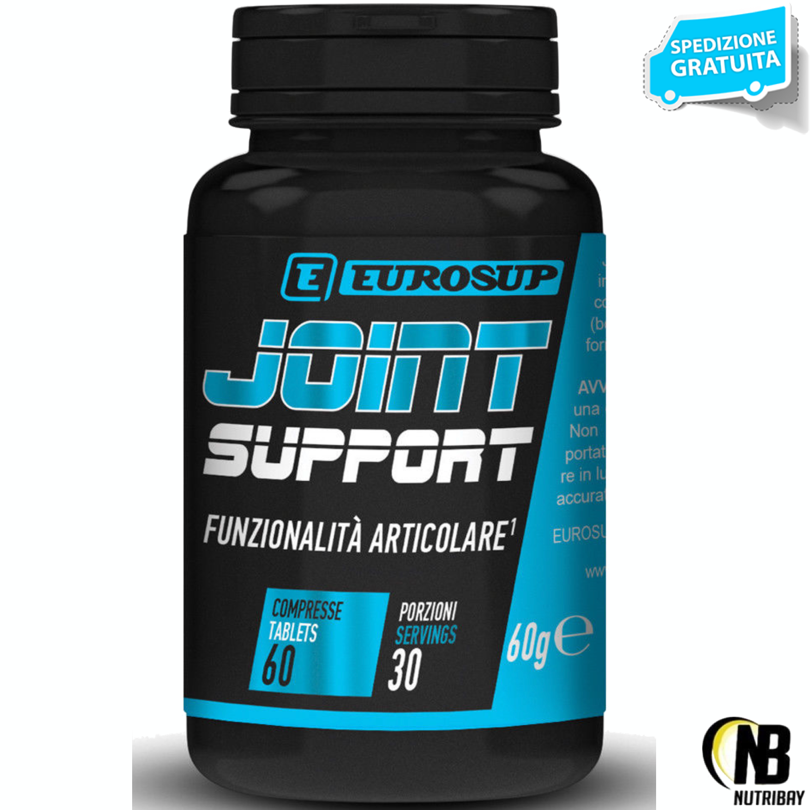 Eurosup Joint Support 60 cpr. Glucosamina Condroitina Supporto per Articolazioni