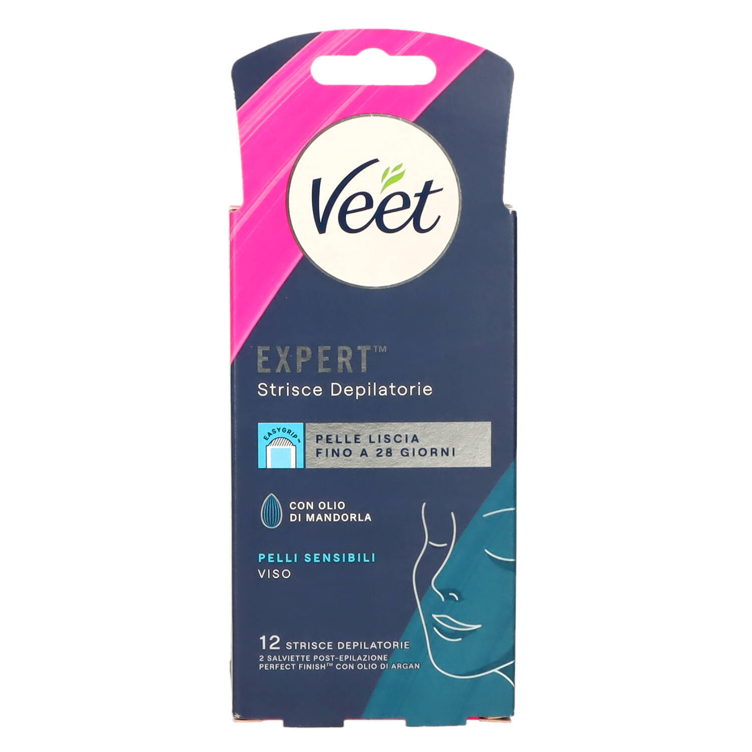 VEET STRISCE DEPILATORIE VISO SENSITIVE 12PZ