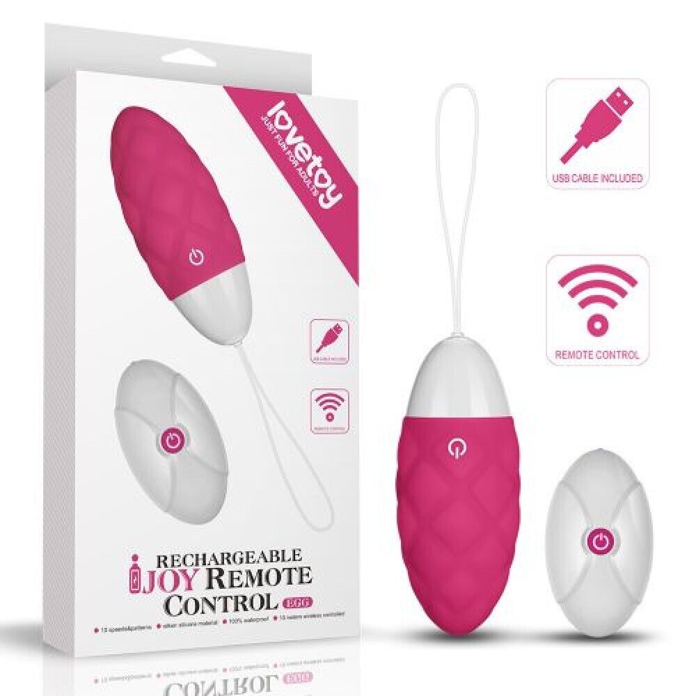 Ovulo Ovetto Vaginale Radiocomandato Ricaricabile in Silicone per Donna