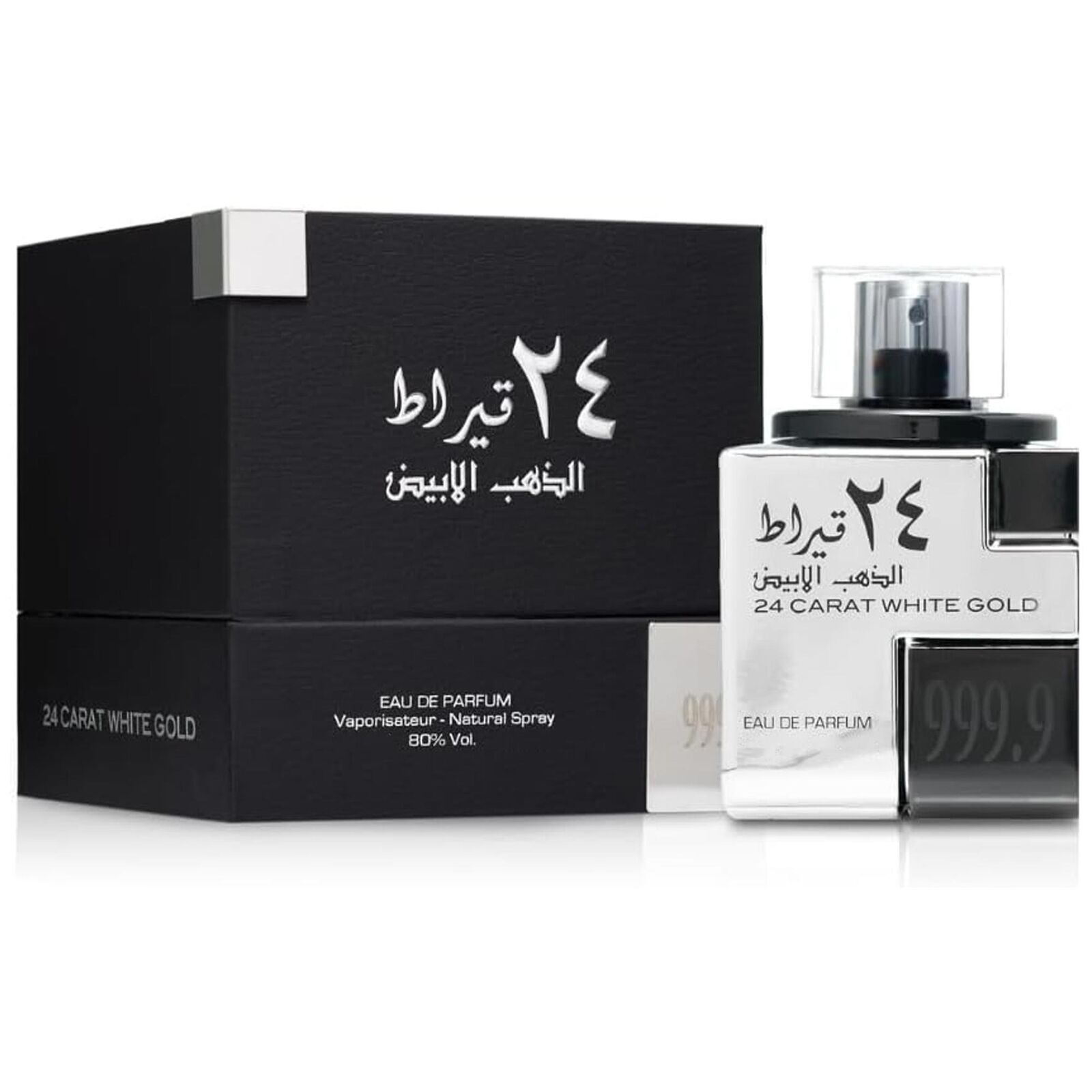 LATTAFA 24 CARAT WHITE GOLD EDP PROFUMO UNISEX ORIENTALE ARABO 100ML