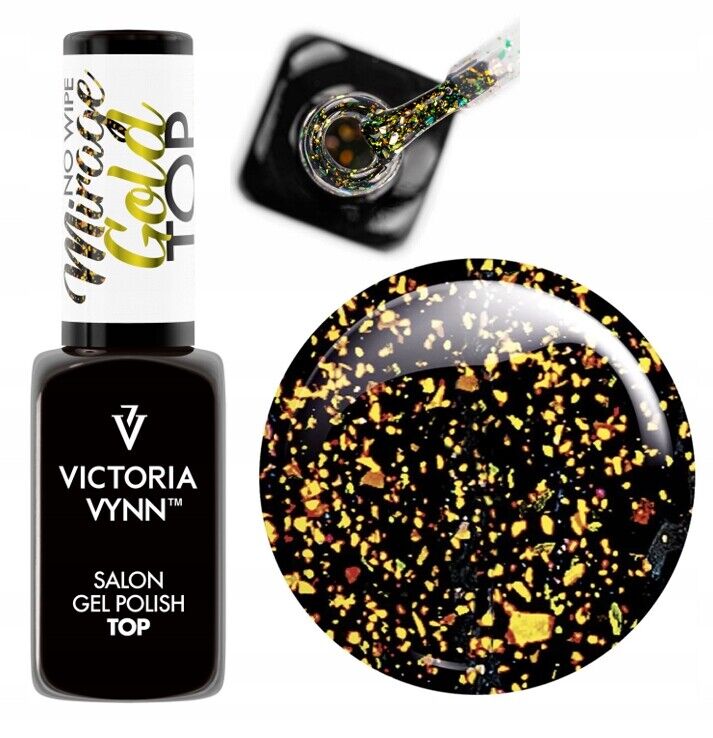 Top Coat No Wipe Mirage Gold Victoria Vynn 8ml