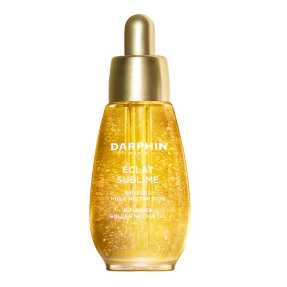 Darphin Éclat Sublime - 8 Flower Golden Nectar Oil Olio Viso Rigenerante, 30ml